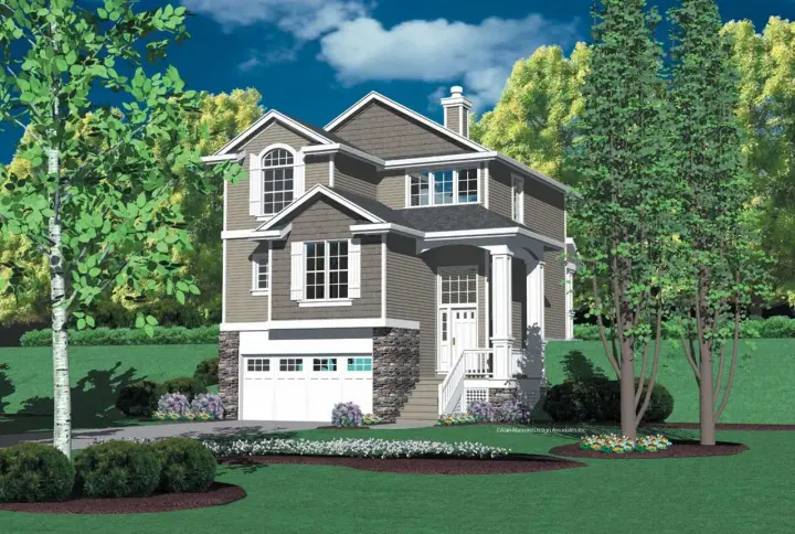 Craftsman house plans 74-298 - front exterior, 1,625 sq ft, 2 bed, 2 bath house plans | Monster House Plans