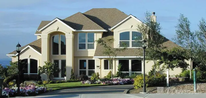 European house plans 74-327 - front exterior, 2,830 sq ft, 3 bed, 2 bath house plans | Monster House Plans