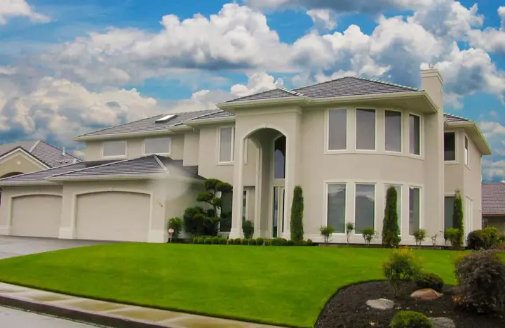 Contemporary house plans 74-364 - front exterior, 3,542 sq ft, 4 bed, 3 bath house plans | Monster House Plans