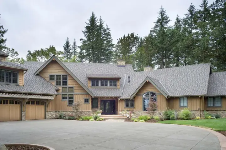 Craftsman house plans 74-480 - front exterior, 5,250 sq ft, 5 bed, 5 bath house plans | Monster House Plans