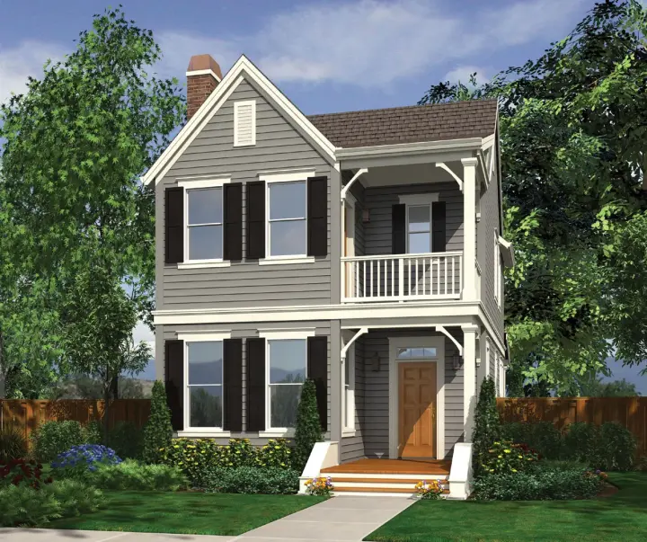 Southern house plans 74-550 - front exterior, 1,688 sq ft, 3 bed, 2 bath house plans | Monster House Plans