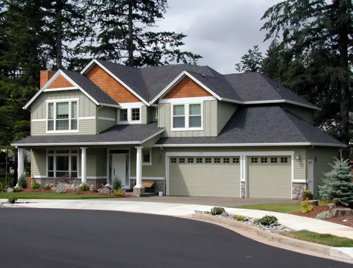 Craftsman house plans 74-575 - front exterior, 2,966 sq ft, 4 bed, 2 bath house plans | Monster House Plans
