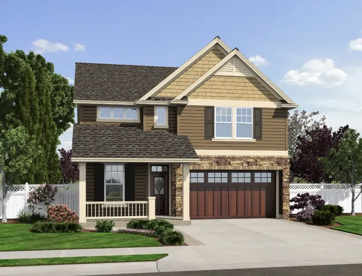 Cottage house plans 74-675 - front exterior, 2,392 sq ft, 3 bed, 2 bath house plans | Monster House Plans