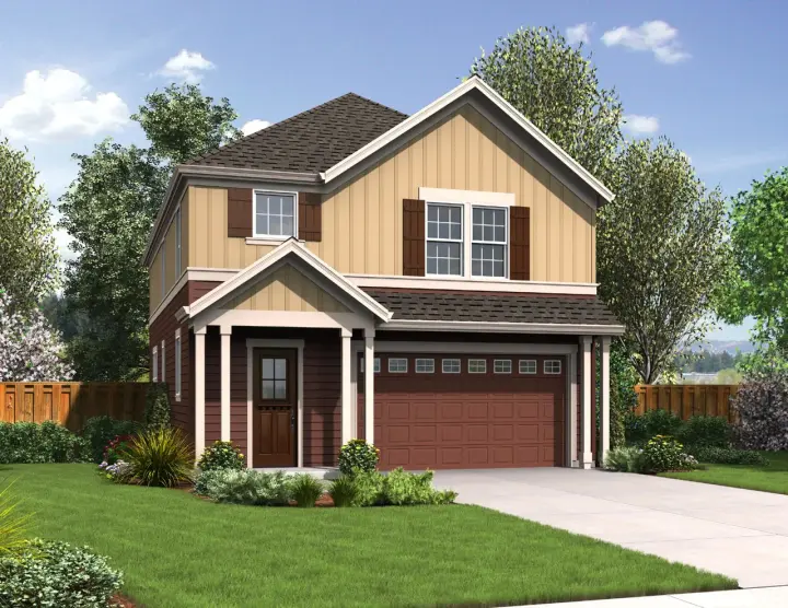 Traditional house plans 74-691 - front exterior, 2,047 sq ft, 4 bed, 2 bath house plans | Monster House Plans