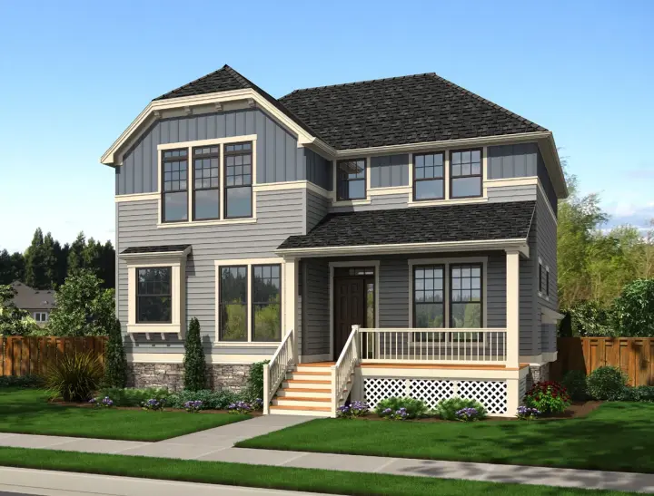 Craftsman house plans 74-699 - front exterior, 2,043 sq ft, 3 bed, 3 bath house plans | Monster House Plans