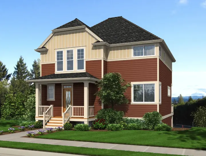 Craftsman house plans 74-704 - front exterior, 2,544 sq ft, 4 bed, 3 bath house plans | Monster House Plans