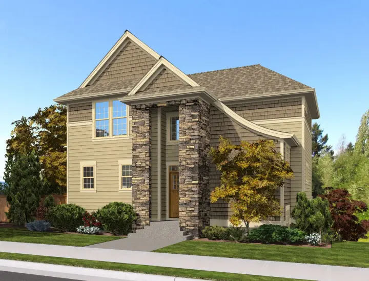 Craftsman house plans 74-707 - front exterior, 2,349 sq ft, 4 bed, 3 bath house plans | Monster House Plans