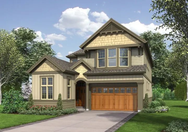 Cottage house plans 74-754 - front exterior, 3,061 sq ft, 4 bed, 3 bath house plans | Monster House Plans