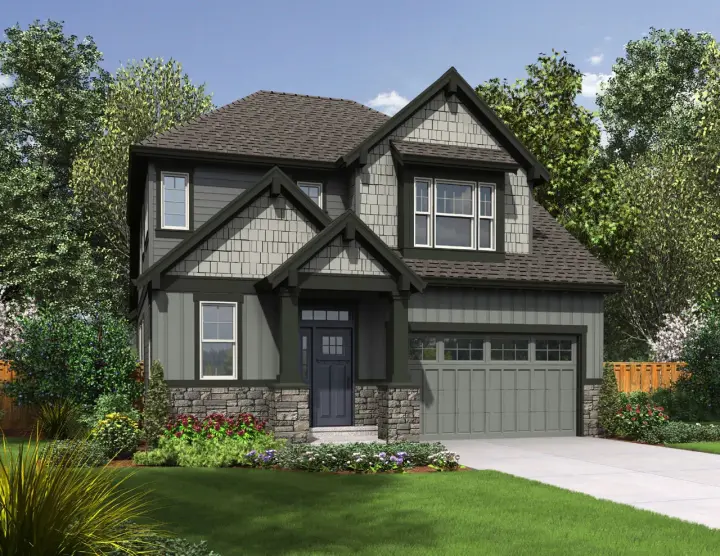 Craftsman house plans 74-776 - front exterior, 2,158 sq ft, 4 bed, 2 bath house plans | Monster House Plans