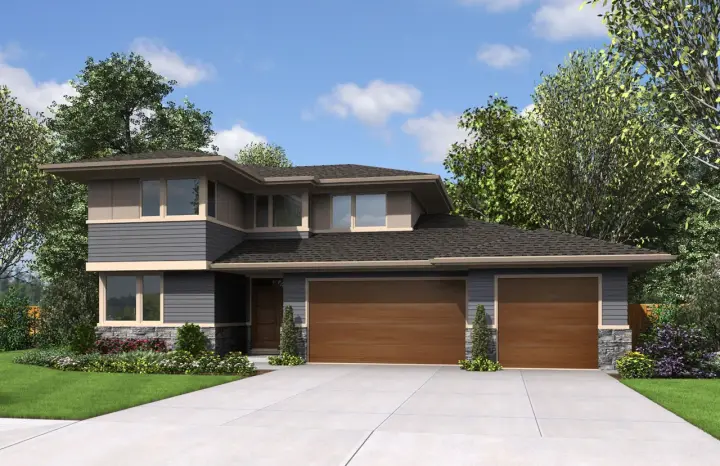 Contemporary house plans 74-832 - front exterior, 2,775 sq ft, 4 bed, 3 bath house plans | Monster House Plans