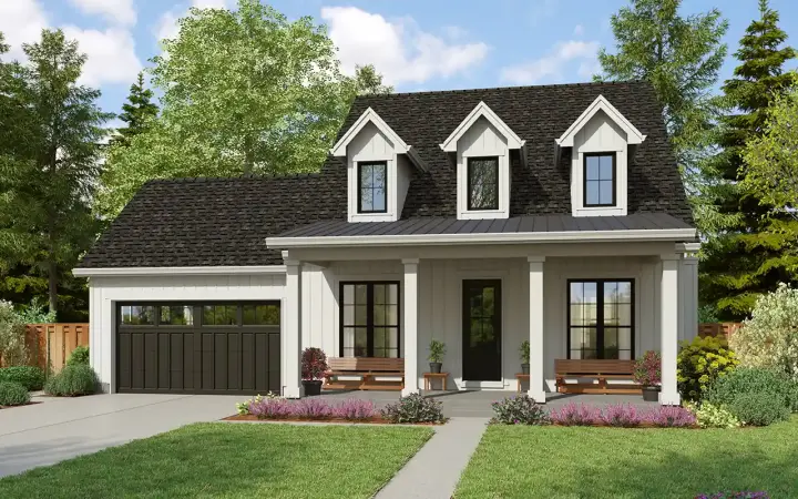 Country house plans 74-982 - front exterior, 2,653 sq ft, 4 bed, 3 bath house plans | Monster House Plans