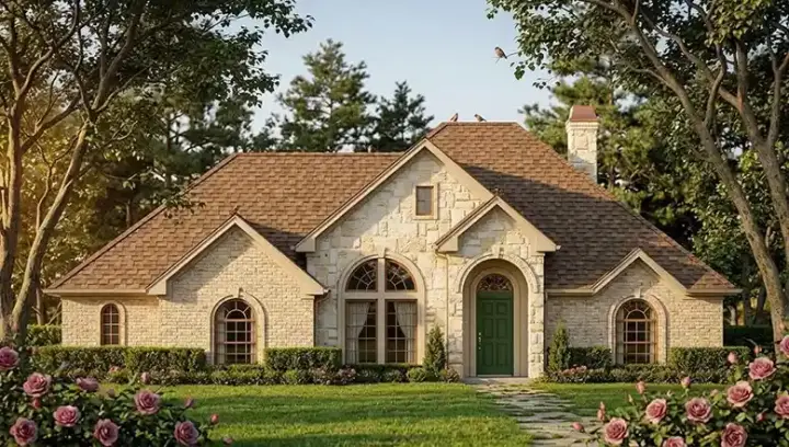 Traditional house plans 75-101 - front exterior, 2,102 sq ft, 3 bed, 2 bath house plans | Monster House Plans