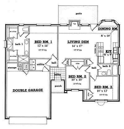 Main Floor Plan: 75-120