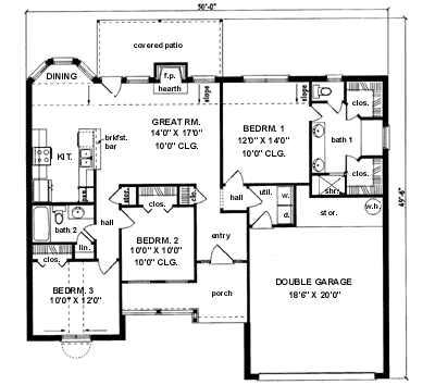 Main Floor Plan: 75-130