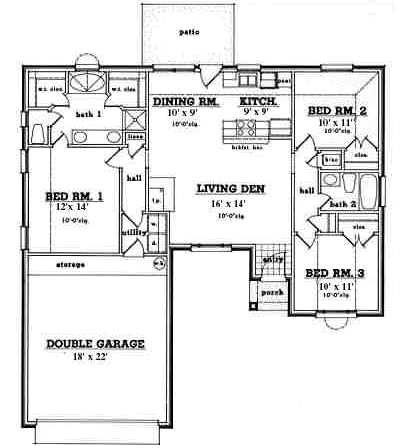 Main Floor Plan: 75-132