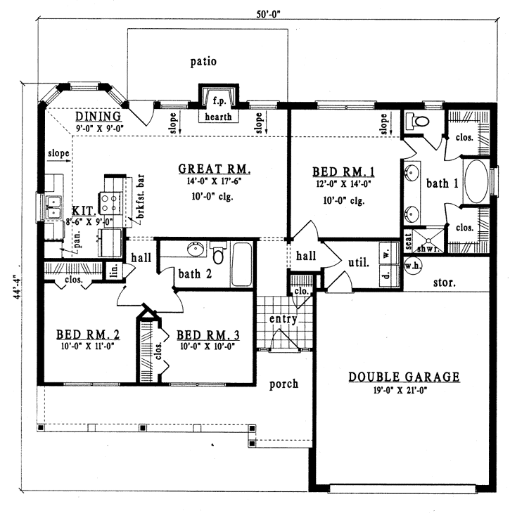 Main Floor Plan: 75-135