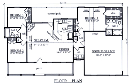 Main Floor Plan: 75-137