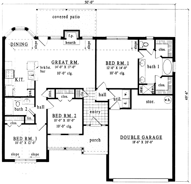 Main Floor Plan: 75-138