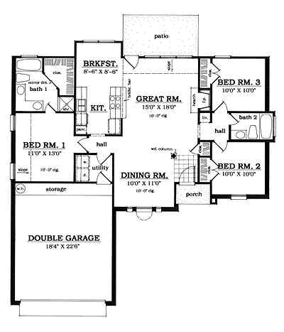 Main Floor Plan: 75-140