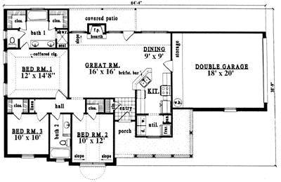 Main Floor Plan: 75-142