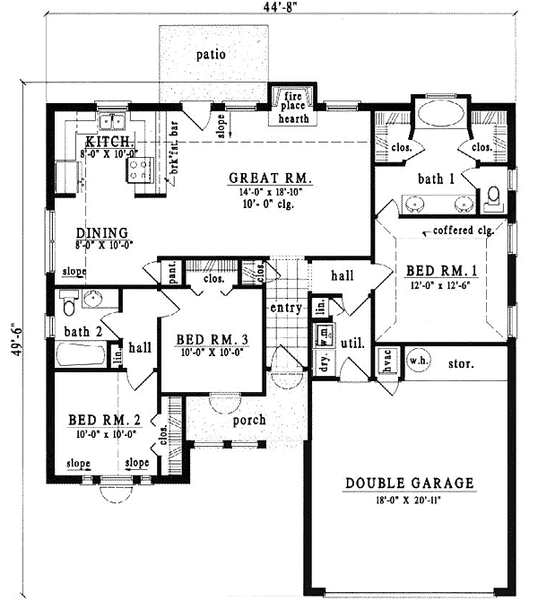 Main Floor Plan: 75-145