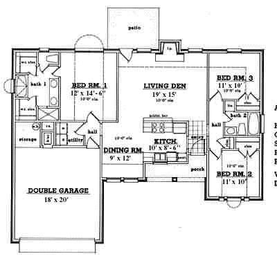 Main Floor Plan: 75-150