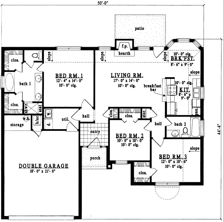 Main Floor Plan: 75-152