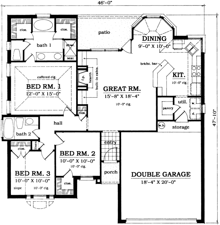 Main Floor Plan: 75-159