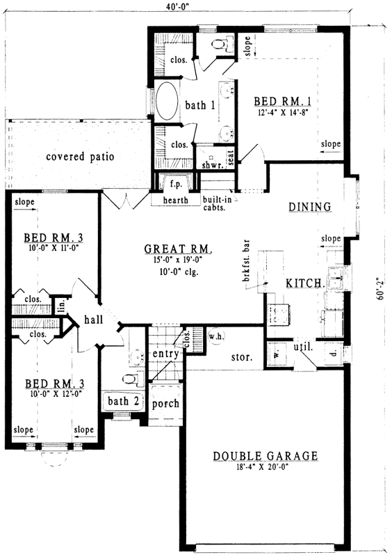 Main Floor Plan: 75-160