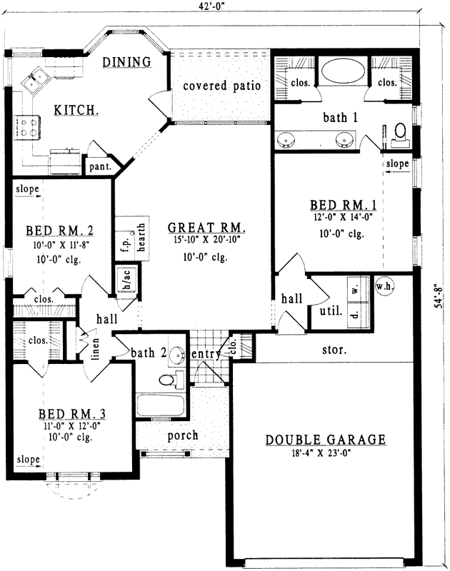 Main Floor Plan: 75-162