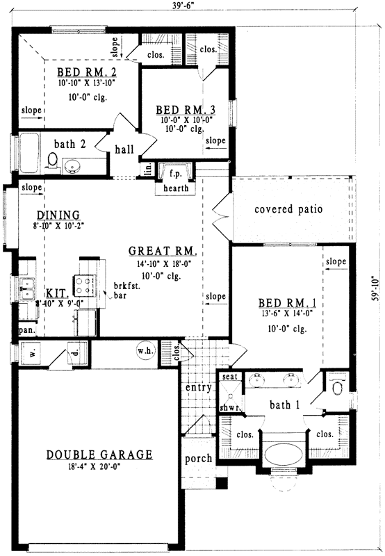 Main Floor Plan: 75-165