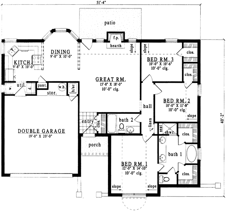 Main Floor Plan: 75-168