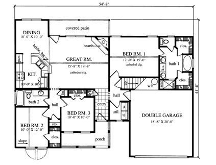 Main Floor Plan: 75-169