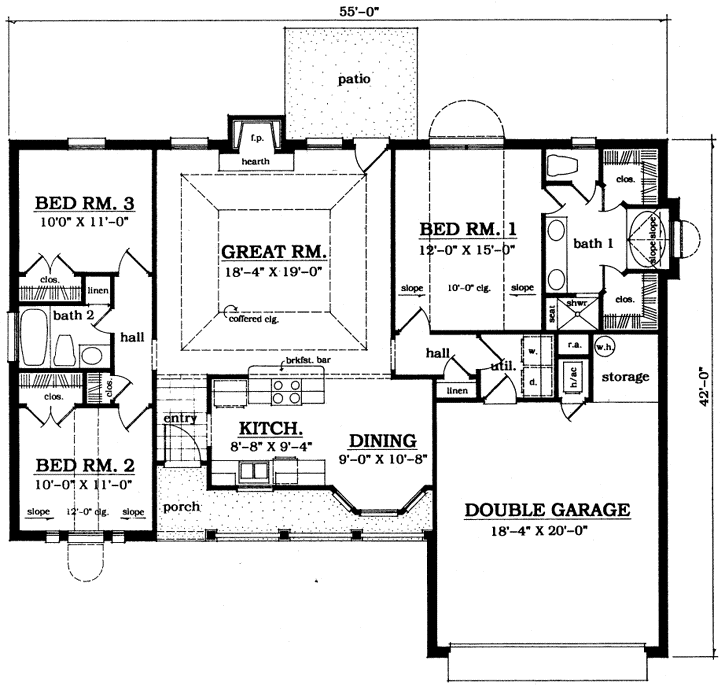 Main Floor Plan: 75-171