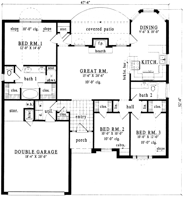 Main Floor Plan: 75-176