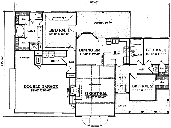 Main Floor Plan: 75-183
