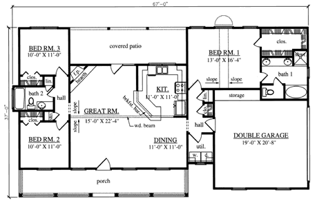 Main Floor Plan: 75-187