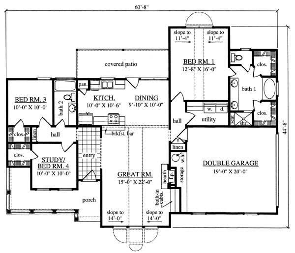 Main Floor Plan: 75-207