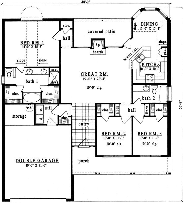 Main Floor Plan: 75-209