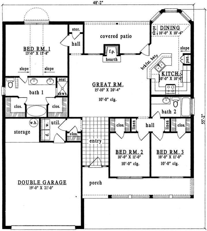 Main Floor Plan: 75-210