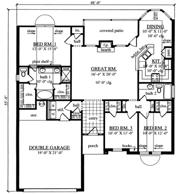 Main Floor Plan: 75-215