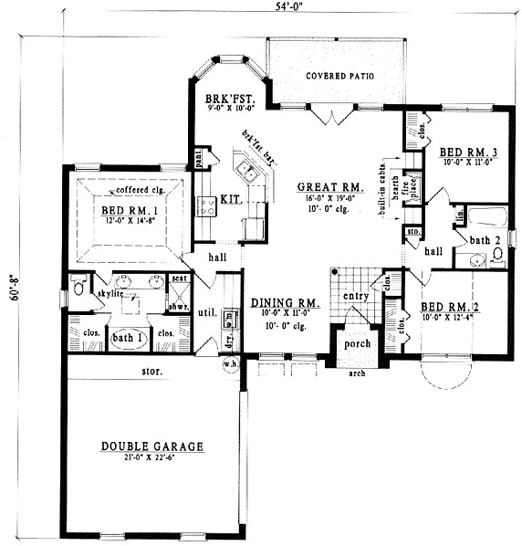 Main Floor Plan: 75-226
