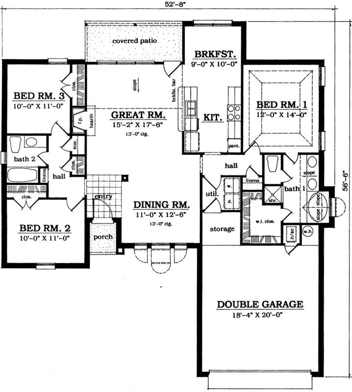 Main Floor Plan: 75-227