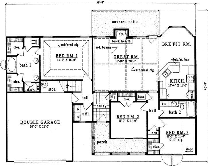 Main Floor Plan: 75-229
