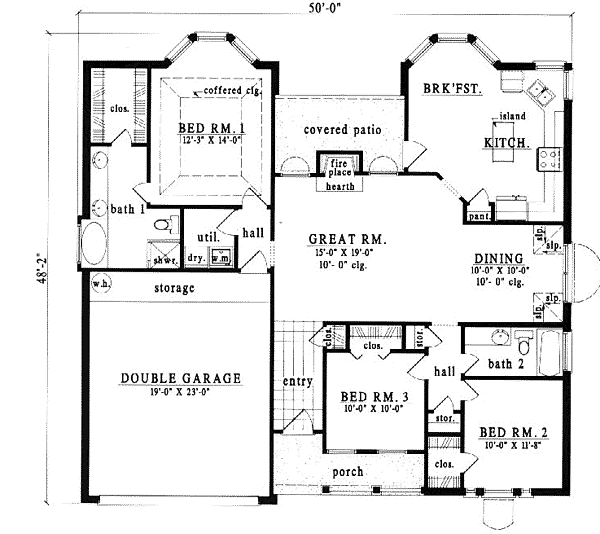 Main Floor Plan: 75-230
