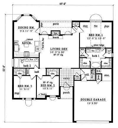Main Floor Plan: 75-233