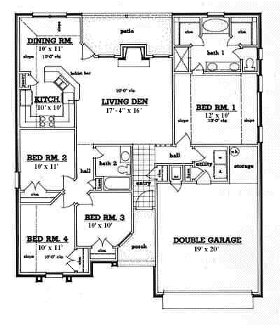 Main Floor Plan: 75-234