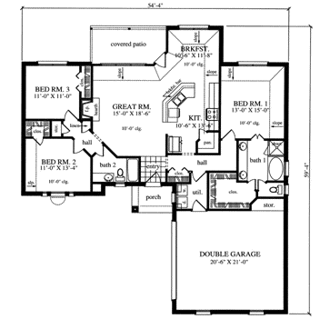 Main Floor Plan: 75-236