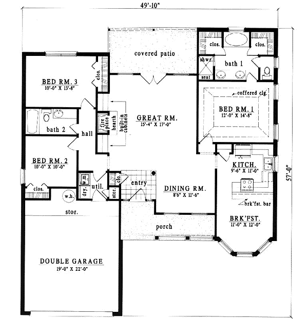Main Floor Plan: 75-237