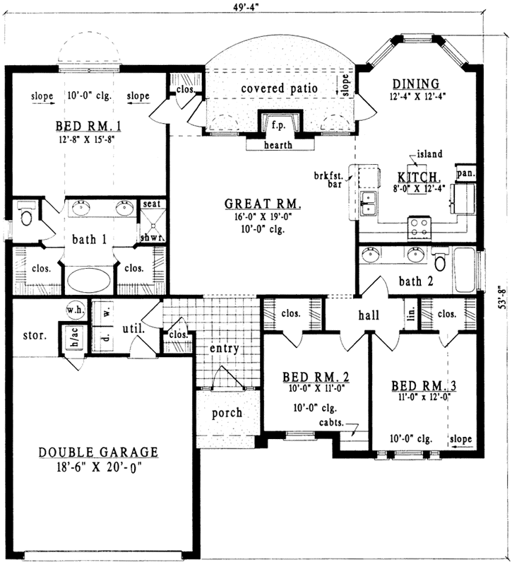 Main Floor Plan: 75-238